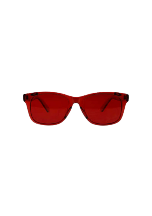 Colour Therapy Classic Style Eyewear — Red