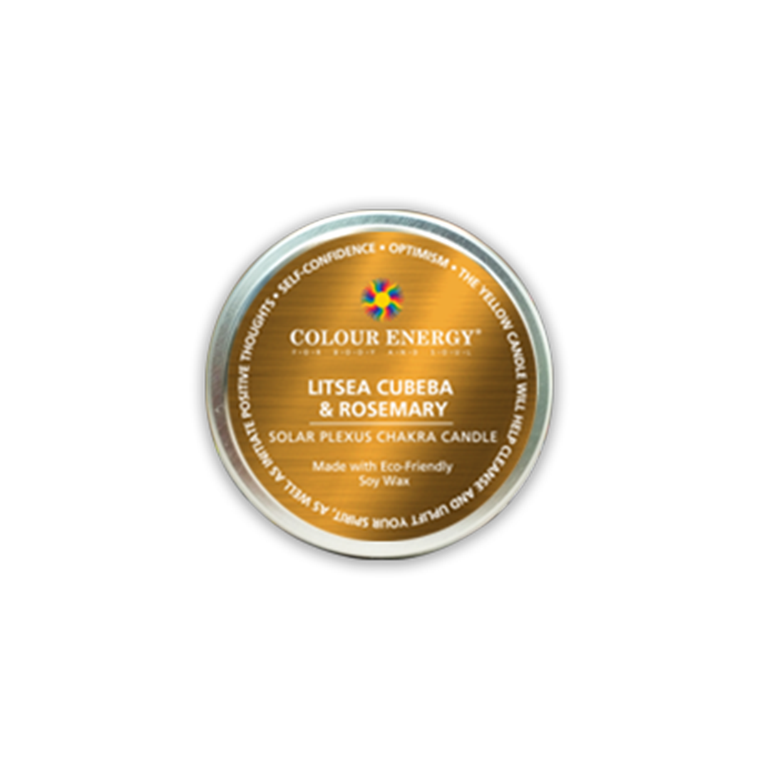 Yellow Soy Candle with Litsea Cubeba &amp; Rosemary